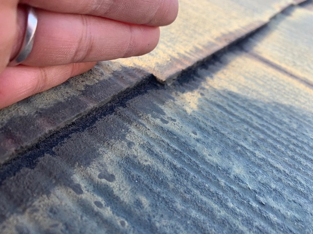 ジョイント湿りスレート材